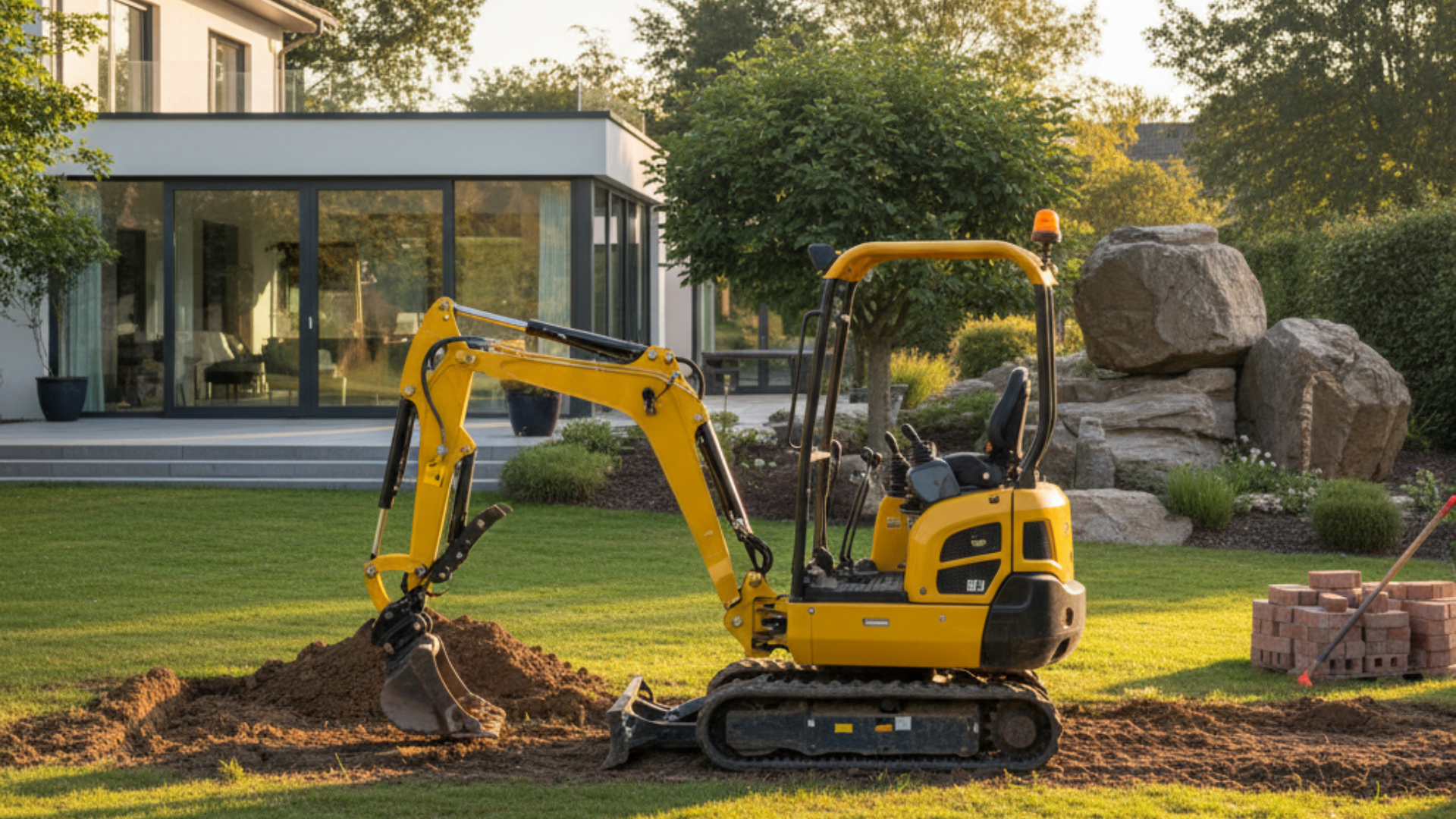 Foto kraan in tuin v1